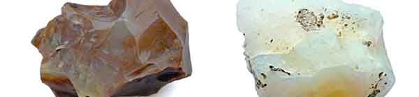 Opal Crystal Essences Picture of dark and light Opal crystals