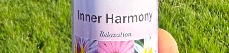 Close up of the Inner Harmony Essence held in a hand.