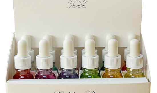 Picture of a set of Rainbow Light Body Essences